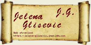 Jelena Glišević vizit kartica